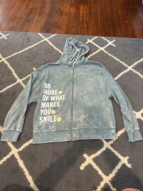 SmileyWorld “DO MORE OF WHAT MAKES YOU SMILE” Zip Up